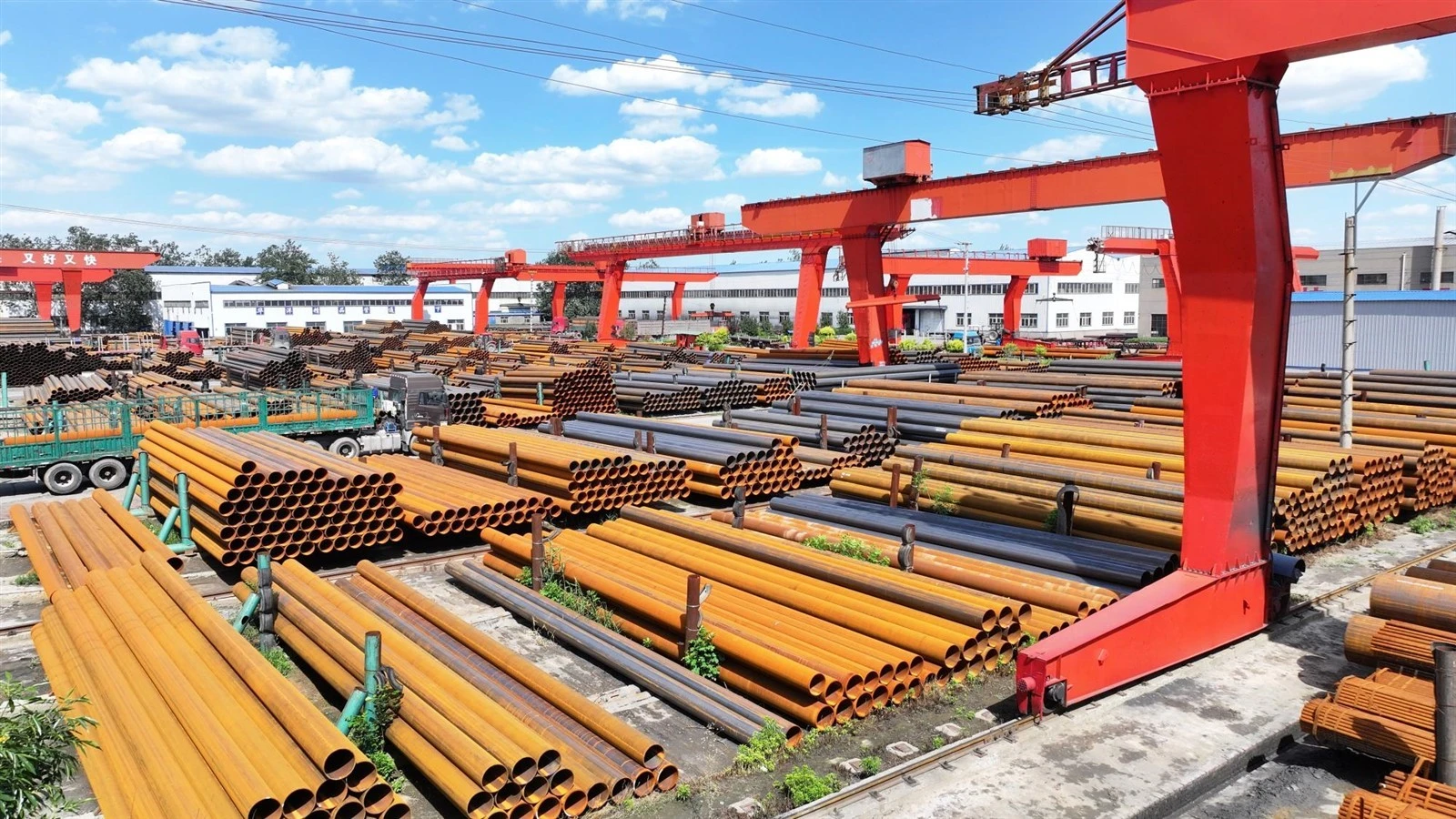 Huayang Steel Pipe Freight Yard Huayang Steel Pipe Freight Yard